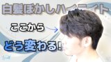 大人男子の白髪をおしゃれに魅せる方法【白髪ぼかしハイライト】